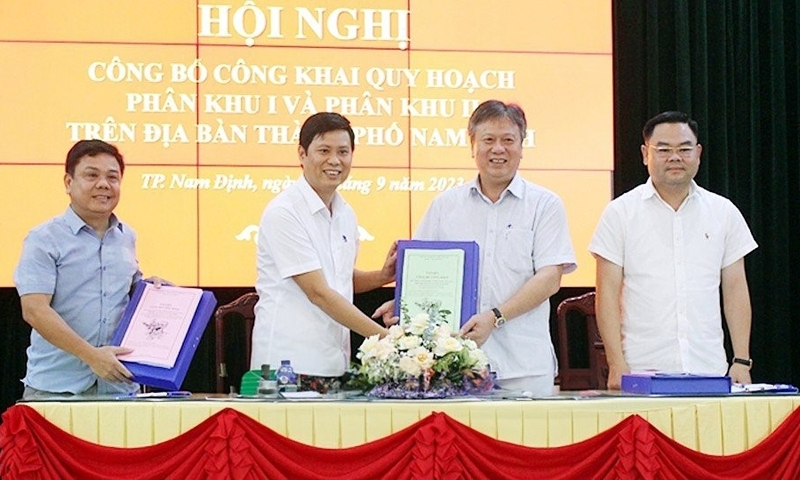 Thành phố Nam Định: Công bố quy hoạch phân khu I, phân khu II